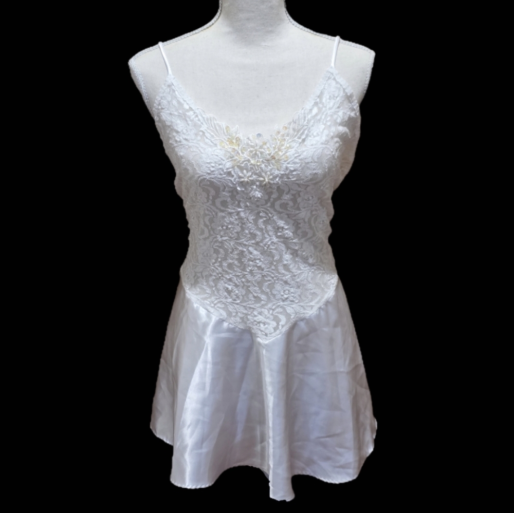 Vintage White Slip Dress